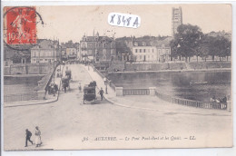 AUXERRE- LE PONT PAUL-BERT ET LES QUAIS - Auxerre