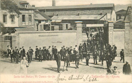 (SERGE) 76 SOTTEVILLE-LES-ROUEN. Sortie Des Ateliers Du Chemin-de-fer 1904 - Sotteville Les Rouen