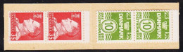 1963. DANMARK. 1 KR. Slot-machine Booklet. 4x 10 ØRE + 2x 5 øre + 2x 35 øre.  (Afa AH 1 KR 9) - JF540703 - Booklets