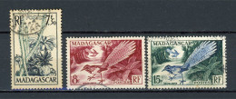 MADAGASCAR (RF) : FAUNE ET FLORE - Yvert N° 322+323+324 Obli. - Gebraucht