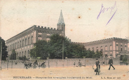 BELGIQUE - Bruxelles - Hospice Des Aveugles - Boulevard Du Midi - Carte Postale Ancienne - Prachtstraßen, Boulevards