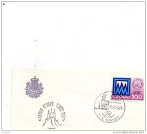 1982 LETTERA S. MARINO - Covers & Documents