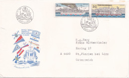 SHIPS   COVERS FDC  CIRCULATED 1992 Tchécoslovaquie - Covers & Documents