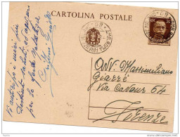 1930 CARTOLINA AMB.ROMA-FIRENZE-MILANO - Stamped Stationery