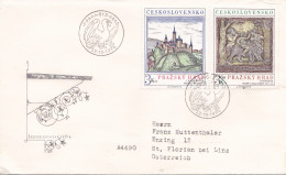 THE PAINTING  COVERS FDC  CIRCULATED 1976 Tchécoslovaquie - Covers & Documents