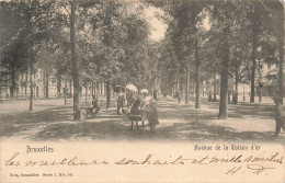 BELGIQUE - Bruxelles - Avenue De La Toison D'or - Carte Postale Ancienne - Prachtstraßen, Boulevards