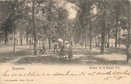 BELGIQUE - Bruxelles - Avenue De La Toison D'or - Carte Postale Ancienne - Avenues, Boulevards