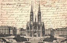 VIENNA, ARCHITECTURE, CHURCH, PARK, AUSTRIA, POSTCARD - Églises