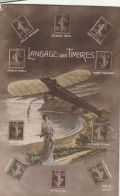 Langage Des Timbres -  Semeuse - Avion -  édition Rex 4485 - Timbres (représentations)