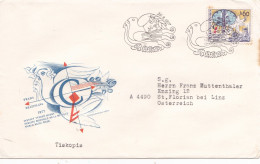 UNESCO   COVERS FDC  CIRCULATED 1977 Tchécoslovaquie - Lettres & Documents
