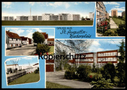 ÄLTERE POSTKARTE GRUSS AUS ST. AUGUSTIN NIEDERPLEIS HOCHHAUS FACHWERKHAUS Ansichtskarte AK Cpa Postcard - St. Augustin