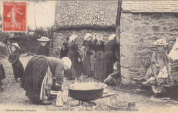 22 - CALLAC (Environs) : Une Noce à GUERIZOUARN  Les Servantes - Rare. - Dinan