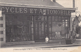 35 - ST BRICE En COGLES : Devantue Cycles Et Automobiles GUICHARD - Rare. - Autres & Non Classés