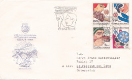 SPARTAKIADA COVERS FDC  CIRCULATED 1977 Tchécoslovaquie - Lettres & Documents
