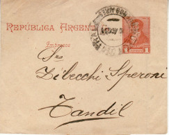 ARGENTINA 1892 WRAPPER SENT - Lettres & Documents