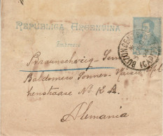 ARGENTINA 1894 WRAPPER SENT TO BRAUNSCHWEIG - Brieven En Documenten