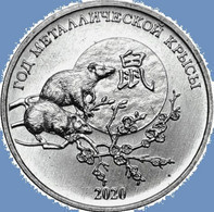 Moldova-Transnistria 1 Ruble 2019, Chinese Zodiac Series - Year Of The Metal Rat 2020, KM#New, Unc - Moldavia