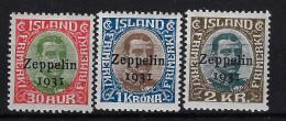 Iceland Mi 147 - 149 1931Neuf Avec ( Ou Trace De) Charniere / MH/* - Airmail