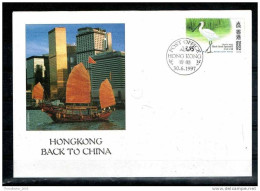 FDC - FIRST DAY COVER - HONG KONG (BACK TO CHINE) - BIRD (1997) - FDC