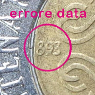 ITALIA - 500 Lire 1993 Commemorativa "Banca D'Italia" ERRORE (manca '1' In '1893') Diam: 26 Mm, KM# 160 * Rif. 0010 - Gedenkmünzen