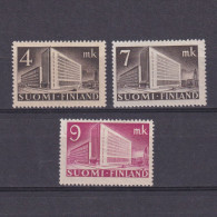 FINLAND 1939, Sc# 219-219B, Post Office Helsinki, Architecture, MH - Ungebraucht