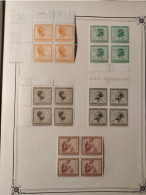 Congo Belge - 106/117 - Blocs De 4 - 1923 - MNH (Sauf 2 Timbres) - Neufs