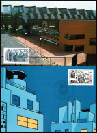 France 1987 Y&T 2471 Et 2472. Cartes Maximum. Europa, Architecture Moderne. Claude Vasconi & Robert Mallet Stevens - 1987