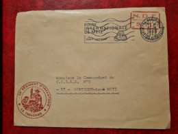 Lettre 1968 Flamme Foire De Metz 26 E Regiment Infanterie NANCY N.D.F. S.M - Other & Unclassified