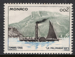 Monaco 1960 Single Postage Due Mail Delivery Stamps In Mounted Mint - Impuesto