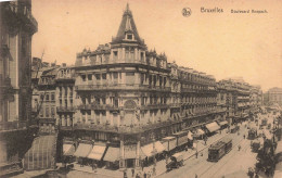 BELGIQUE - Bruxelles - Boulevard Anspach - Carte Postale Ancienne - Avenues, Boulevards