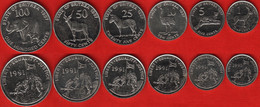 Eritrea Set Of 6 Coins: 1 - 100 Cents 1997 AU-UNC - Erythrée