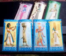 Egypt 1968/69, Complete SET Of The Post Day Stamps, MNH, Ancient Egypt Costumes - Used Stamps