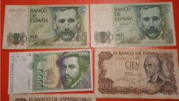 Banknotes Set Spain - [ 9] Collezioni