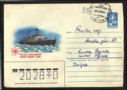 RUSSIA USSR Stationery ESTONIA USED AMBL 1385 HALJALA Nuclear Icebreaker LENIN Ship - Non Classificati