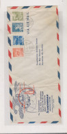 JAPAN TOKYO 1954 Airmail Cover To ISRAEL First Flight TOKYO- SCANDINAVIA - Covers & Documents