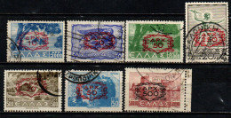 GRECIA - 1946 - IMMAGINI DELLA GRECIA CON SOVRASTAMPA - OVERPRINTED - USATI - Oblitérés