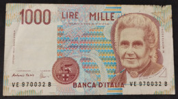 Italia – Billete Banknote De 1.000 Liras – 1990 - 1000 Lire