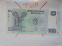 CONGO 100 FRANCS 2007 Neuf (B.32) - Democratische Republiek Congo & Zaire