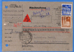 Allemagne Bizone - 1950 - Carte Postale De Freiburg - G27299 - Briefe U. Dokumente