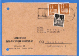 Allemagne Bizone - 1948 - Carte Postale De Munchen - G27275 - Briefe U. Dokumente