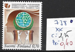 FINLANDE 738 ** Côte 1.25 € - Unused Stamps