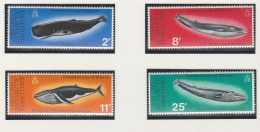 British Antarctic Territory BAT 1977 Whales Set Of 4, MNH - Neufs