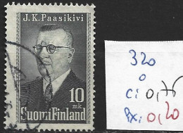 FINLANDE 320 Oblitéré Côte 0.75 € - Used Stamps