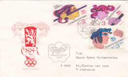 OLYMPIADY MONTREAL  COVERS  FDC  CIRCULATED 1976 Tchécoslovaquie - Covers & Documents