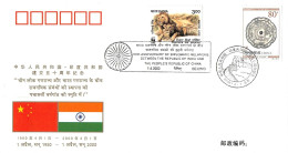CHINA - SPECIAL COVER INDIA/CHINA DIPLOMATIC RELATIONS / 4022 - Brieven En Documenten