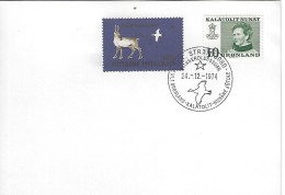 Greenland 1974  Konigen Mararethe (o) Mi.84 - Lettres & Documents