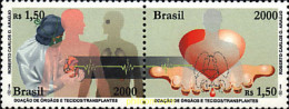 4717 MNH BRASIL 2000 DONACION Y TRASPLANTE DE ORGANOS - Ungebraucht