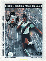 79135 MNH BRASIL 2001 GANADORES DE LA COPA LIBERTADORES - Unused Stamps