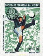 79136 MNH BRASIL 2001 GANADORES DE LA COPA LIBERTADORES - Unused Stamps