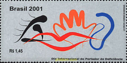 88525 MNH BRASIL 2001 DIA MUNDIAL DE LAS PERSONAS DISCAPACITADAS - Ungebraucht